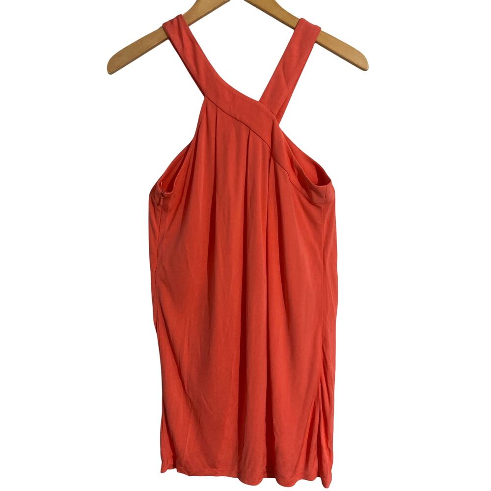 Jay Godfrey mini dress women size 4 coral pink elegant event cocktail date night - Picture 2 of 4